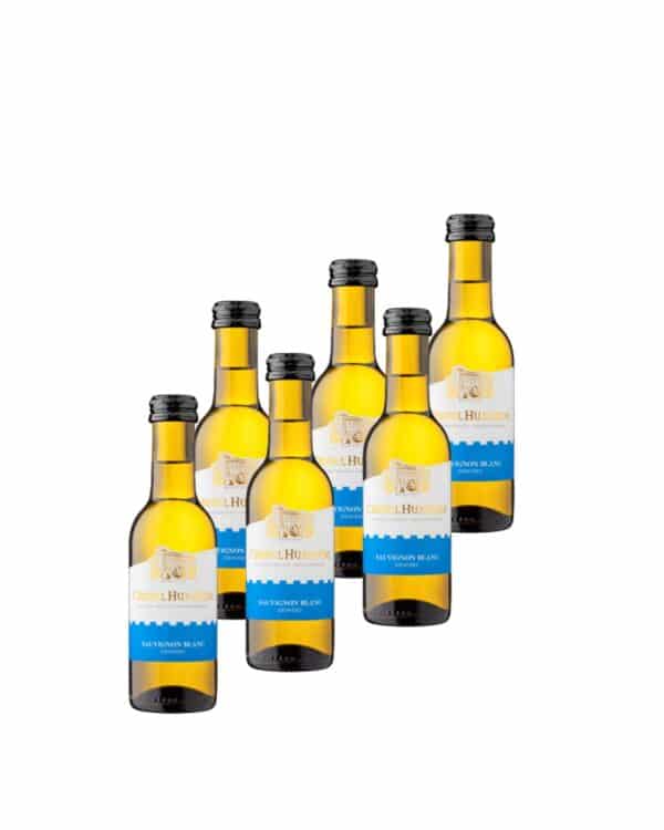 Livrare domiciliu si firme de CASTEL HUNIADE Sauvignon Blanc Vin Alb 6 x 0,187 L pomana si parastas
