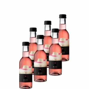 Livrare domiciliu si firme de CASTEL HUNIADE Vin Rose Demisec 6 x 0,187 L pomana s9i parastas